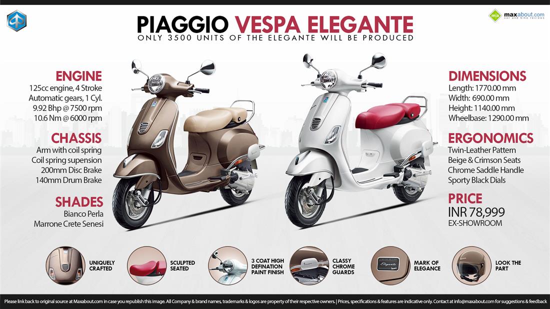 piaggio vespa elegante