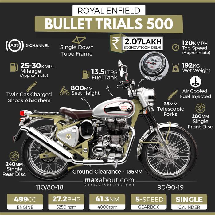 royal enfield bullet trial 500