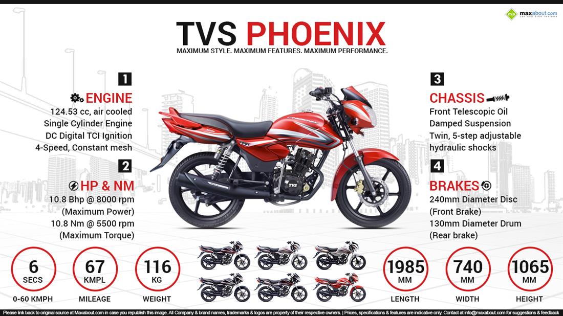 tvs phoenix 125 silencer price