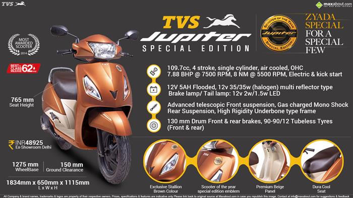 New TVS Jupiter Classic Celebration Edition Review | Comes with Tinted  visor & 3D black premium logo - YouTube