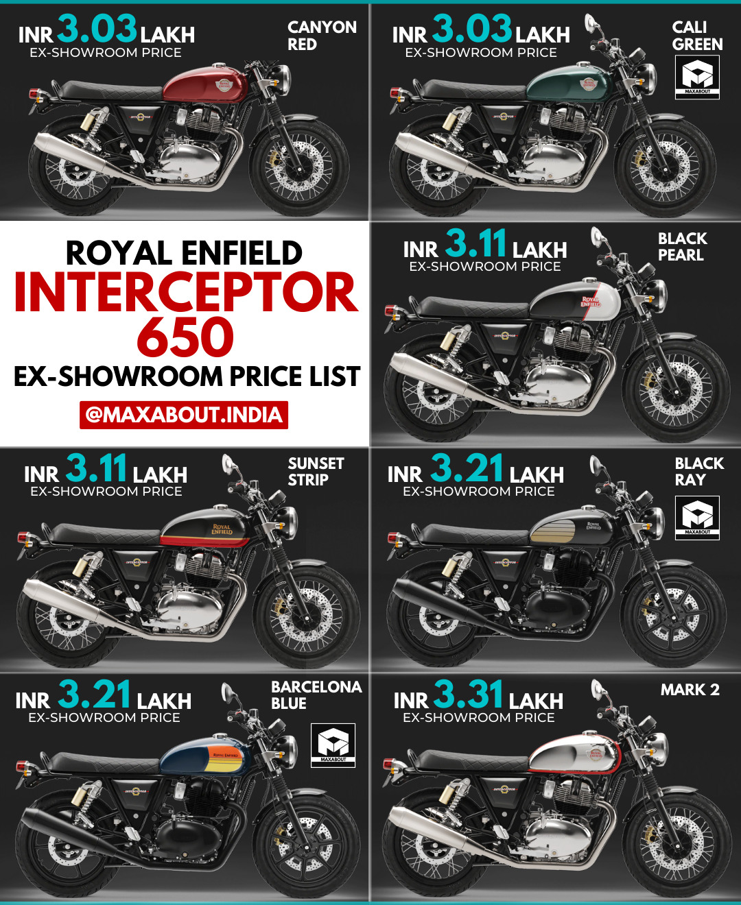 RE Interceptor 650 Price, Colours, Images & Mileage in UK