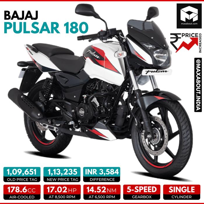 Bajaj pulsar store 180 bs6 price