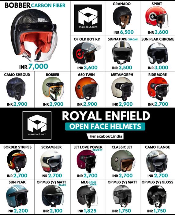 Royal enfield open discount helmet