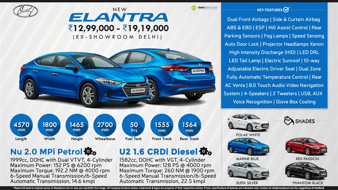 Hyundai Elantra Infographic