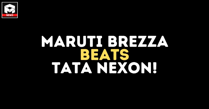 Maruti Suzuki Brezza Beats Tata Nexon - Compact SUV Sales Report