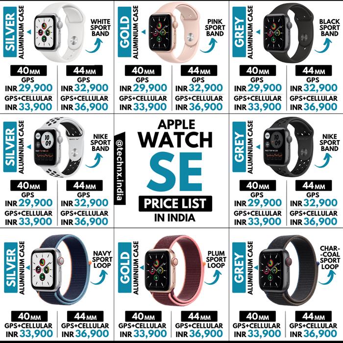 Iphone watch 2025 price list