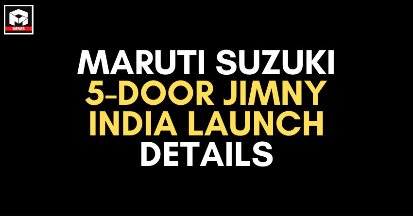 Maruti Jimny 5-Door Model India Launch Next Month - Report