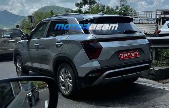 Electric Hyundai Creta SUV Spotted Testing in India - Live Photos - wide