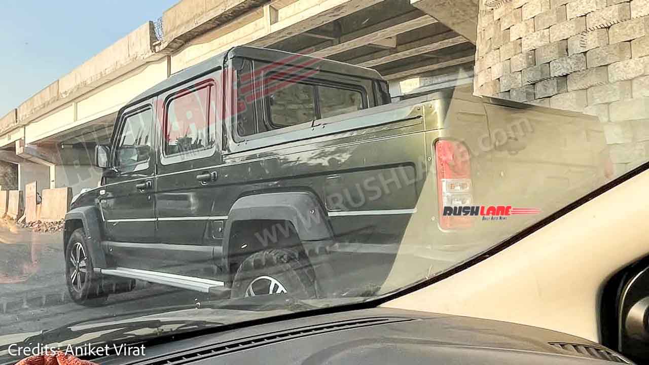 Force Gurkha Pickup Truck Spotted Testing For The First Time - photo