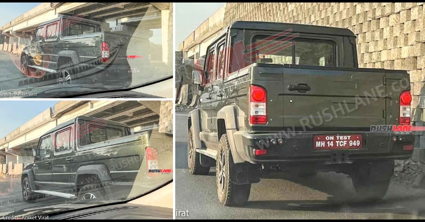 Force Gurkha Pickup Truck Spotted Testing For The First Time
