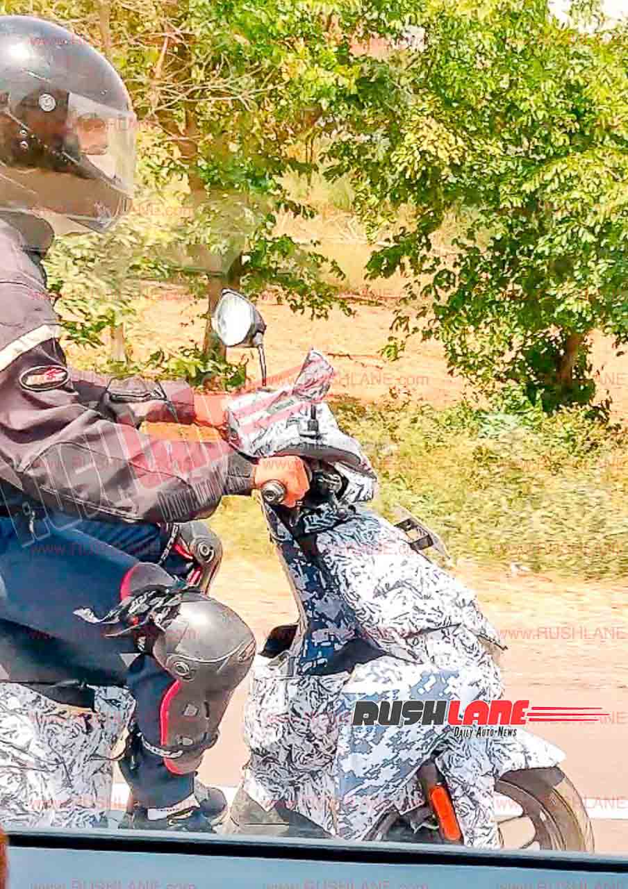 Hero Maxi Scooter Spotted Testing in India - To Rival Yamaha Aerox 155 - wide