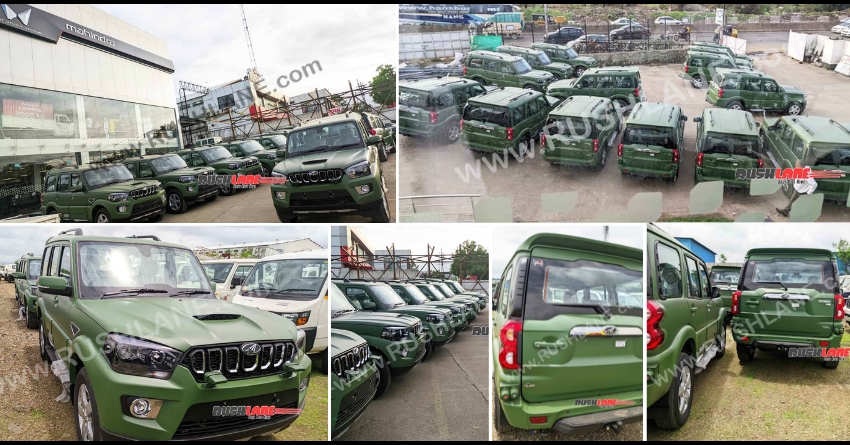 Mahindra Scorpio Classic Army Green Model Deliveries Commence - Live Photos