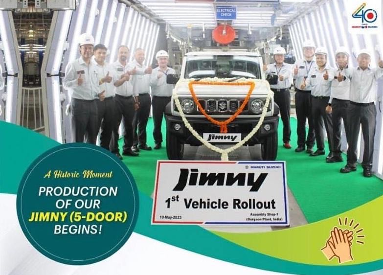 Maruti Suzuki Jimny Production Begin in India - 1st Unit Rolls Out! - right
