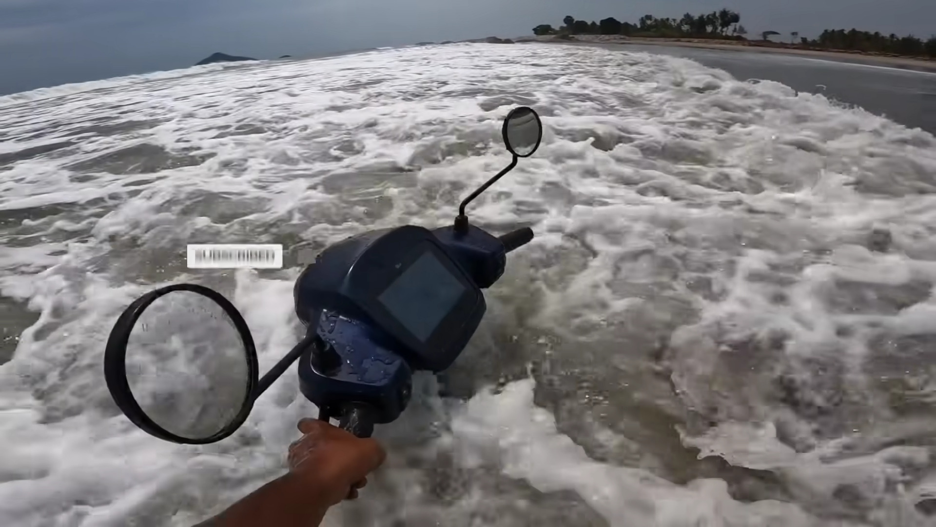 Ola Electric Scooter vs Sea Salt Water - Live Photos and Details - frame