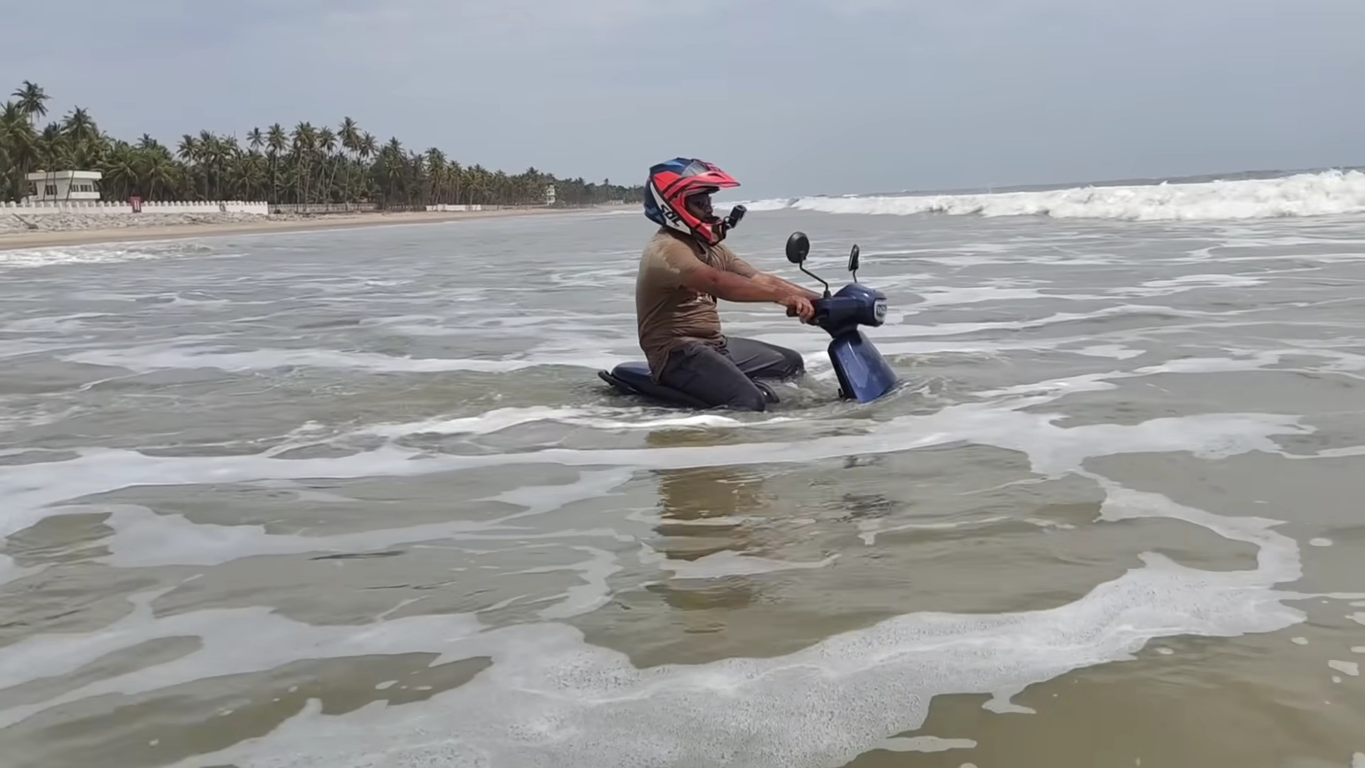 Ola Electric Scooter vs Sea Salt Water - Live Photos and Details - snapshot