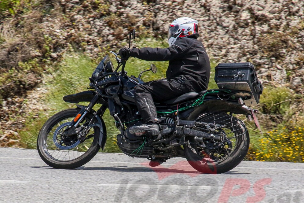 Royal Enfield Himalayan 450 Spotted With Zero Camouflage - NEW PHOTOS - back