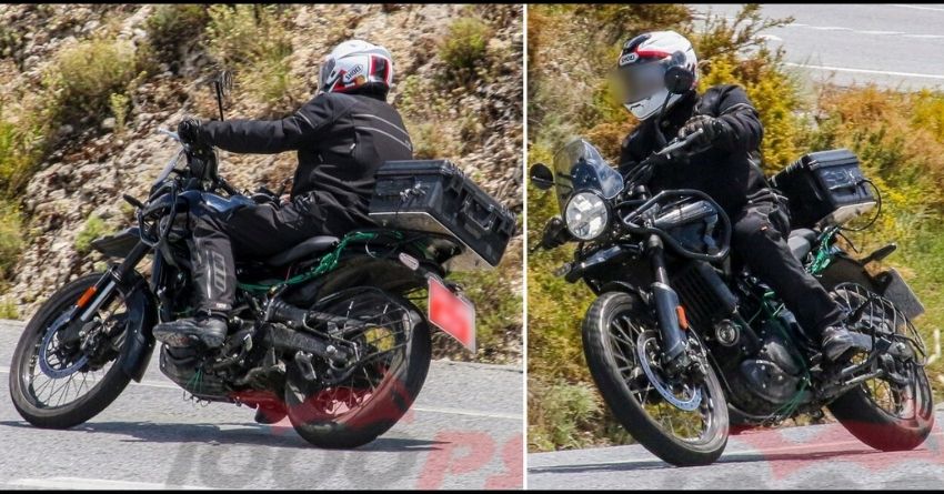 Royal Enfield Himalayan 450 Spotted With Zero Camouflage - NEW PHOTOS