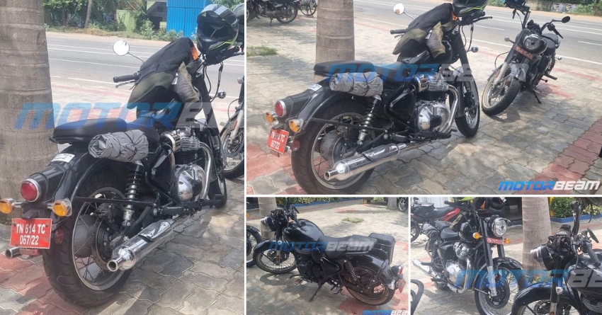 Royal Enfield Classic 650 and Shotgun 350 Spotted Together - Live Photos