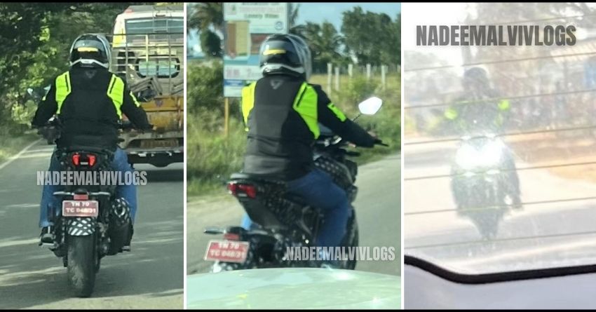 TVS Apache RTR 310 (Naked RR 310) Spotted On Road For The First Time