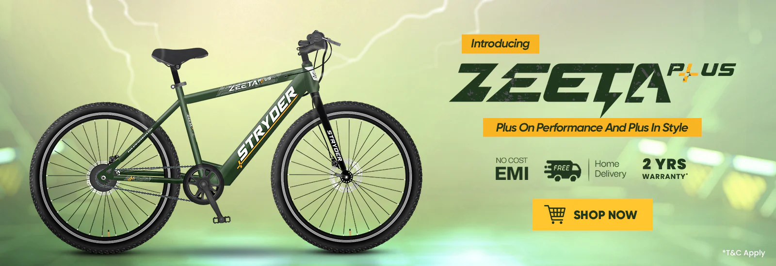 Tata's Stryder Zeeta+ E-Bike Launched in India at Rs 32,995 - midground