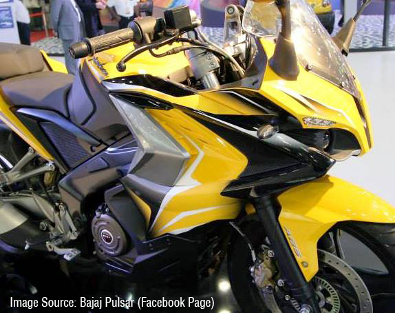 Bajaj Pulsar 400ss Close Up Shot