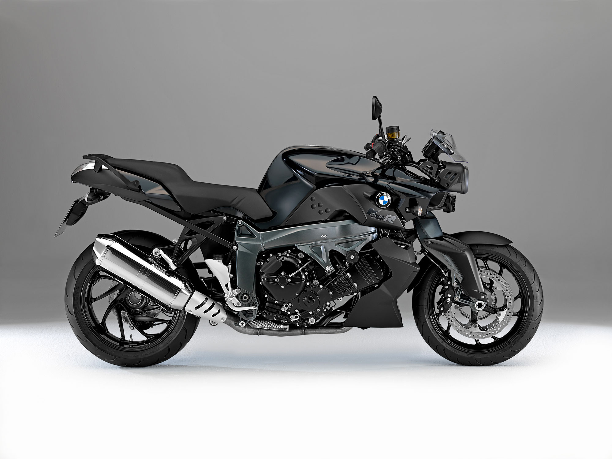 BMW K1300R Side View 'Black'