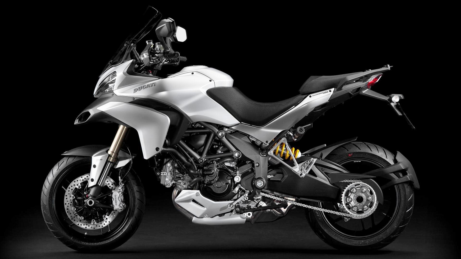 2013 Ducati Multistrada 1200 Side View 'Metallic Silver'