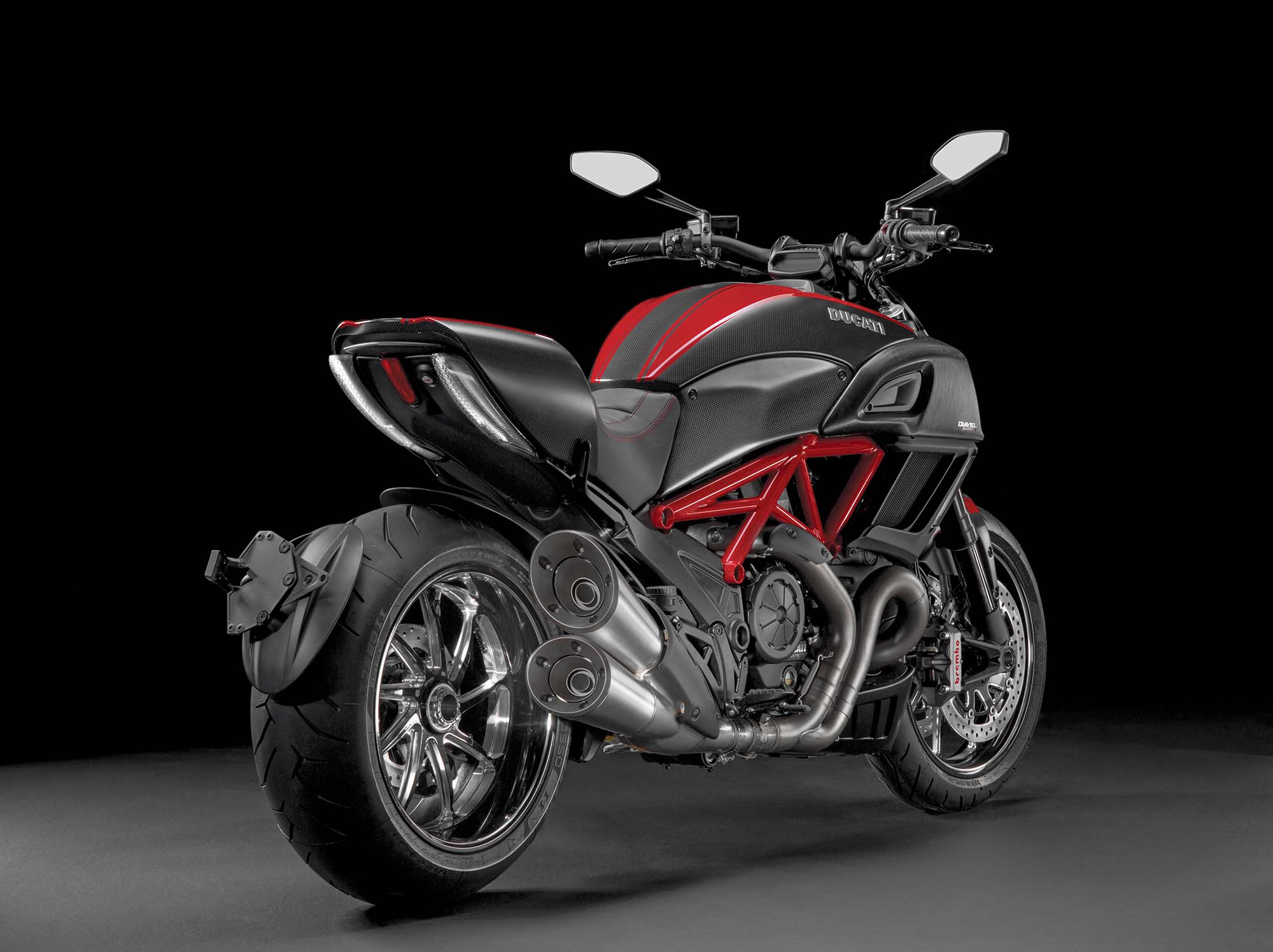 2014 Ducati Diavel Rear 3-Quarter