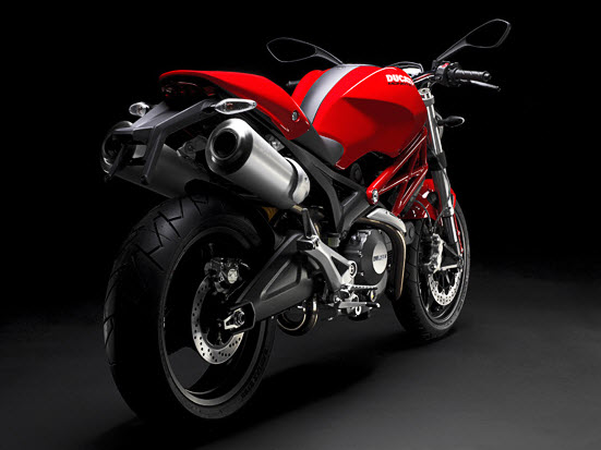 Ducati Monster 696 Rear 3-Quarter