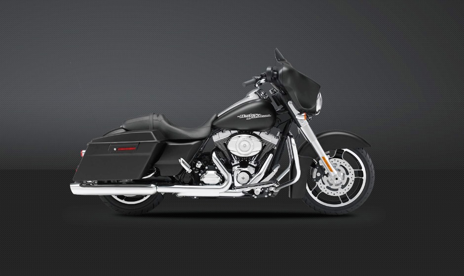 2013 Harley Davidson Street Glide Side View 'Gray'