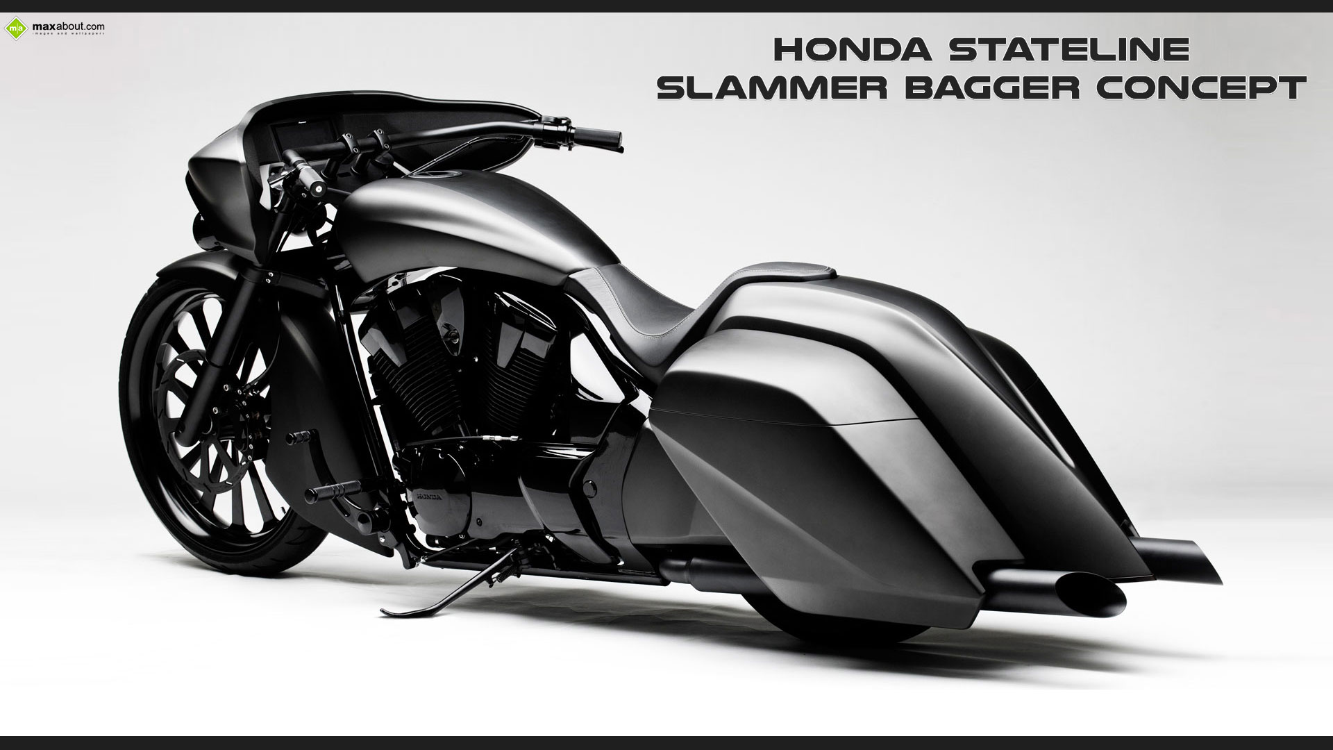 Honda Stateline Slammer Bagger Concept ‘Rear View’