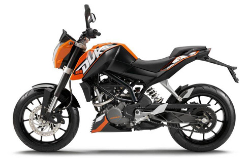 KTM Duke 200 Side View