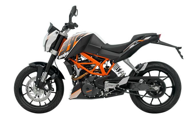 KTM 390 Duke Side View