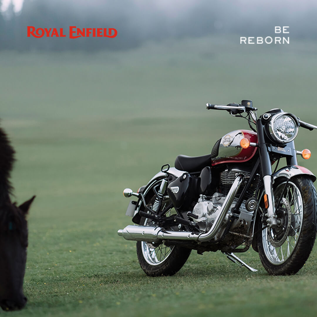 Фотография идеального дома, собака мотоцикл, лошадь