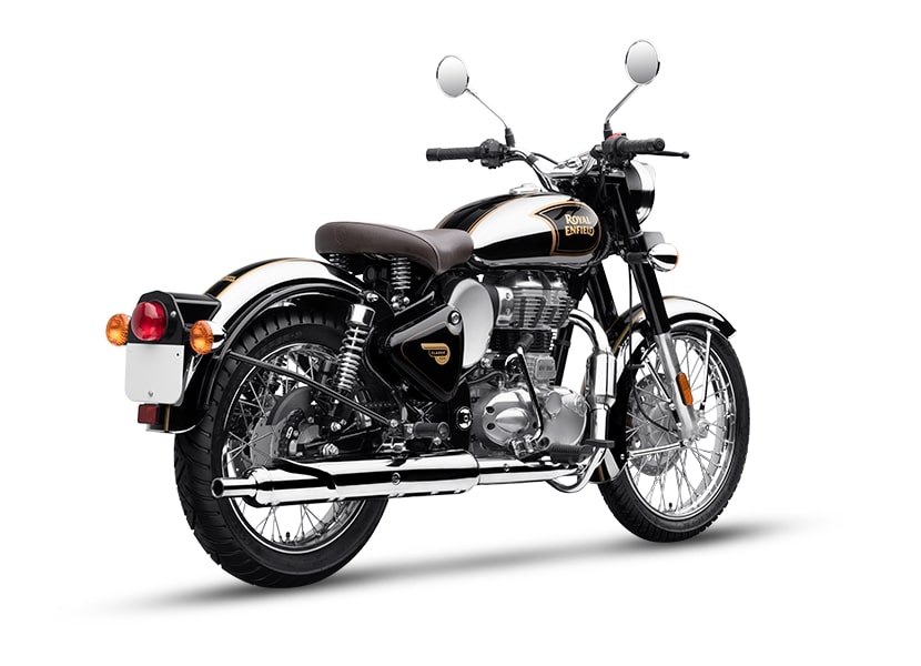 royal enfield 350 classic chrome black