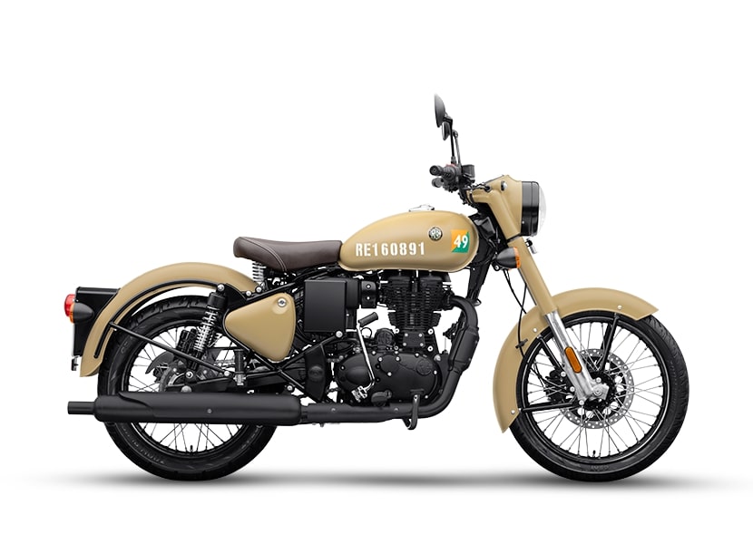 royal enfield classic 350 stormrider sand on road price