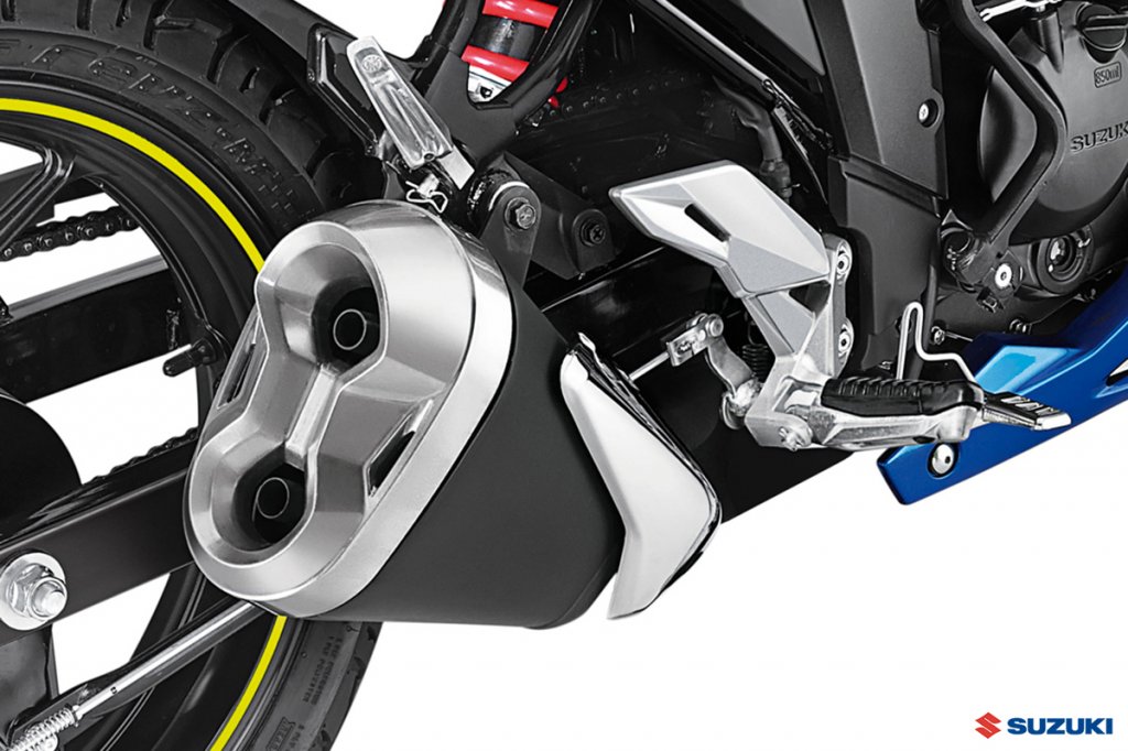 akrapovic exhaust for suzuki gixxer sf