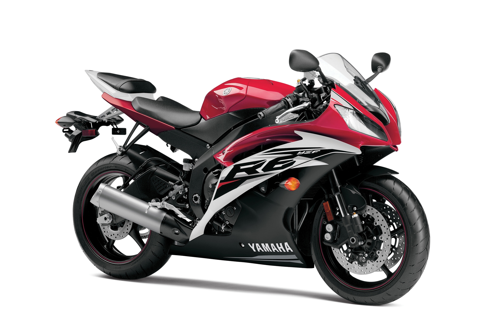 2014 Yamaha Yzf-r6 In ‘rapid Red Pearl White’