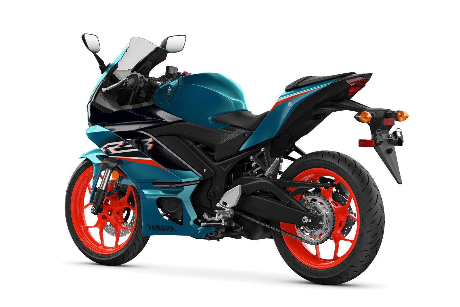 yamaha r3 electric teal