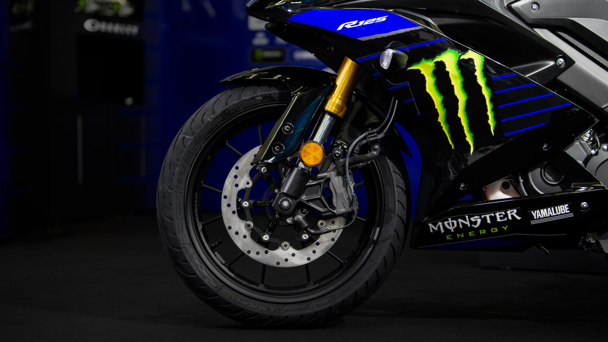 yamaha r125 monster energy