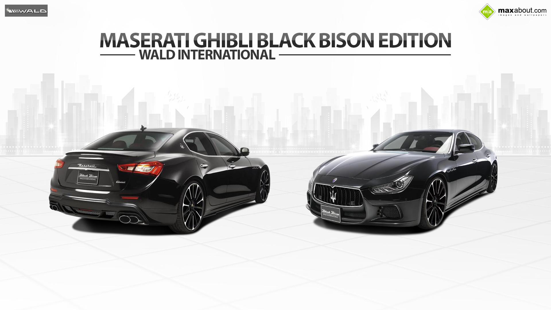 Maserati Ghibli Black Bison Edition by Wald International