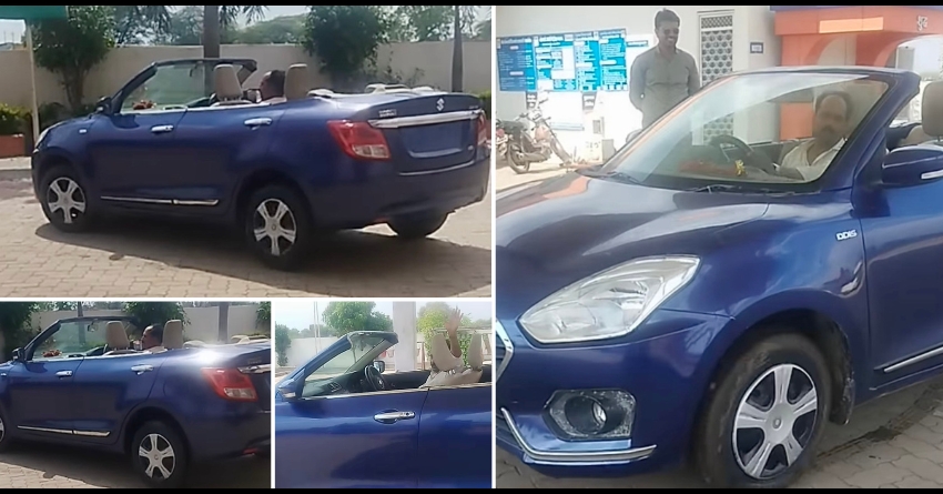 Maruti Suzuki Dzire Convertible Spotted - Live Photos And Details ...