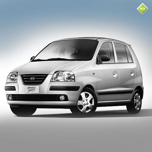 Hyundai Santro Xing 'Gray' Front 3Quarter