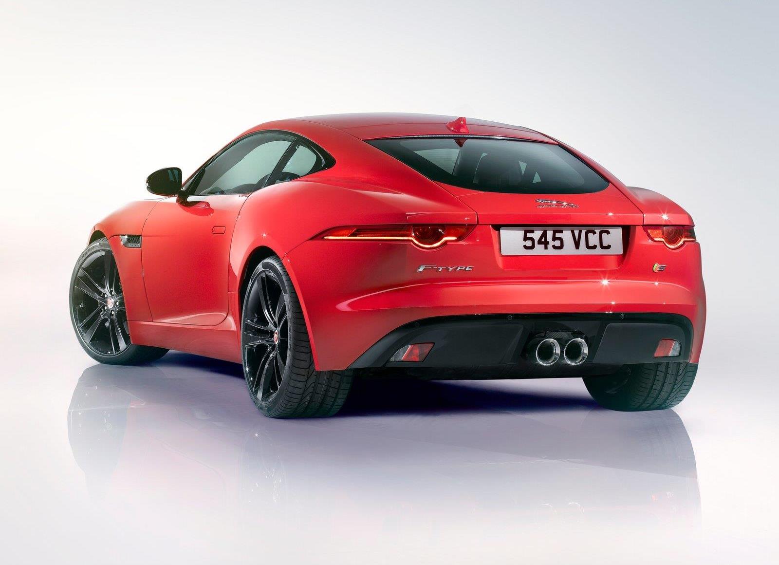 Jaguar F-Type Coupe Rear View