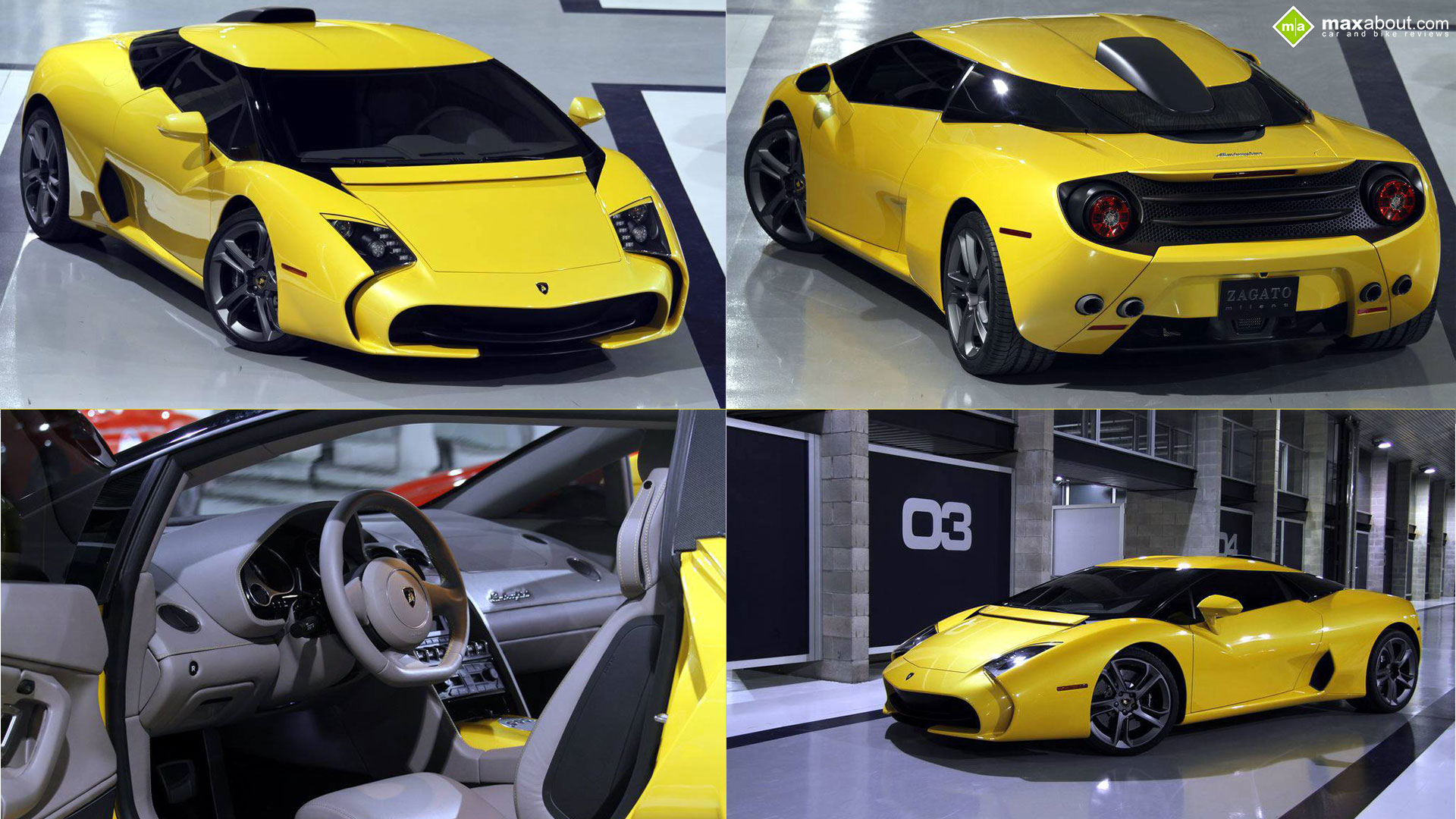 Pearl Yellow Lamborghini 5-95 Zagato