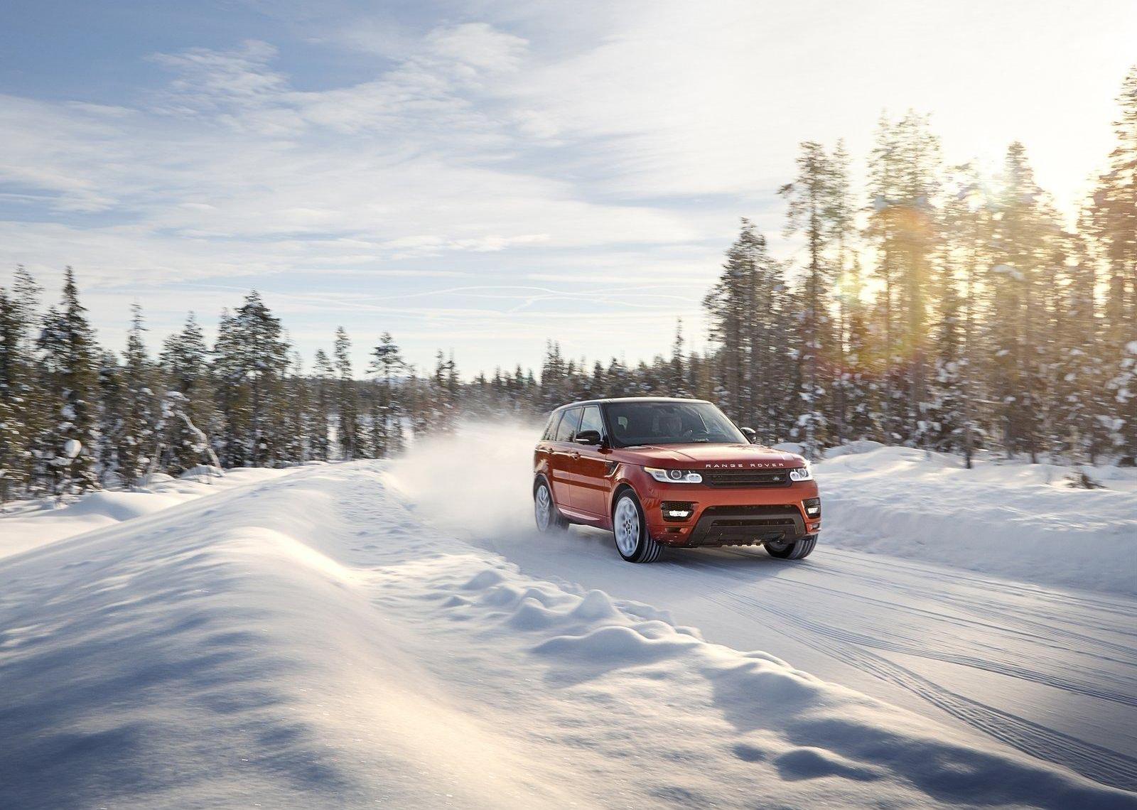 Range Rover снег занос загрузить