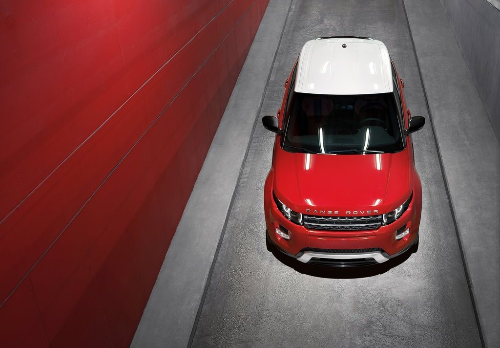 Range Rover Evoque Top View