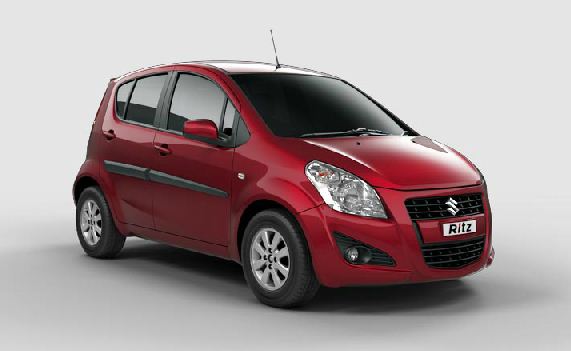 2012 New Maruti Suzuki Ritz 3-Quarter Front 'Red'