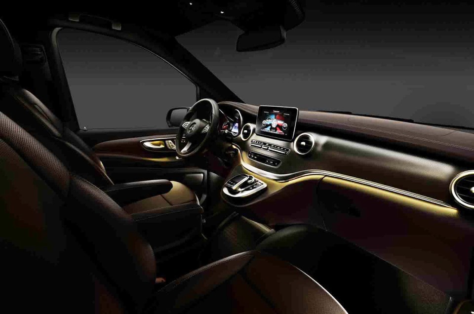 Mercedes V-Class Interior Lighting