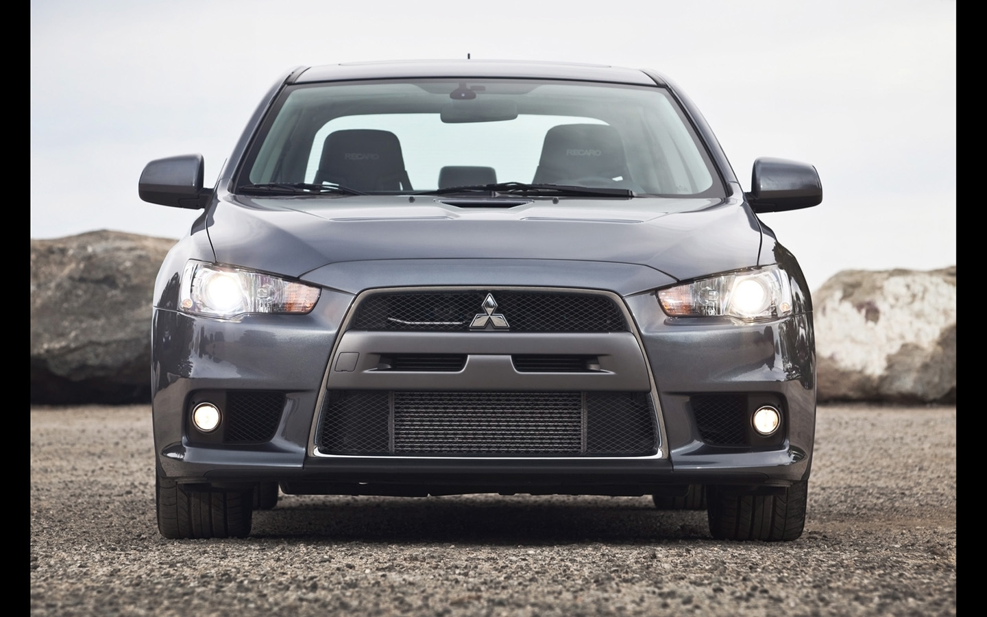 2014 Mitsubishi Lancer Evolution Front View